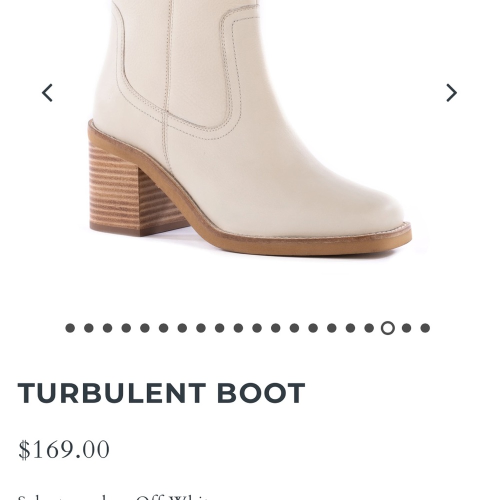 Seychelles turbulent Cream Heeled Boots - Picture 2 of 5
